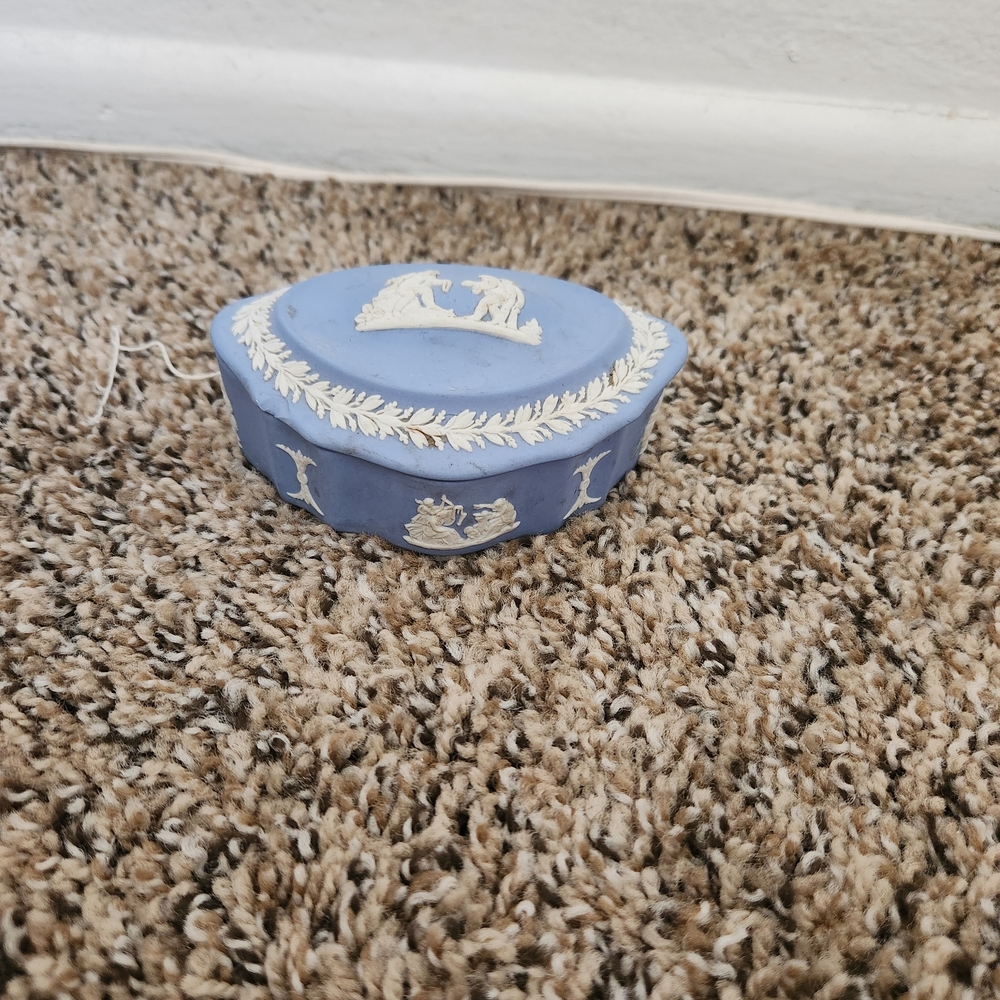 Blue and White Decorative Box